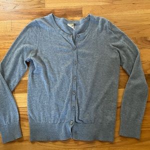 Grey button up sweater